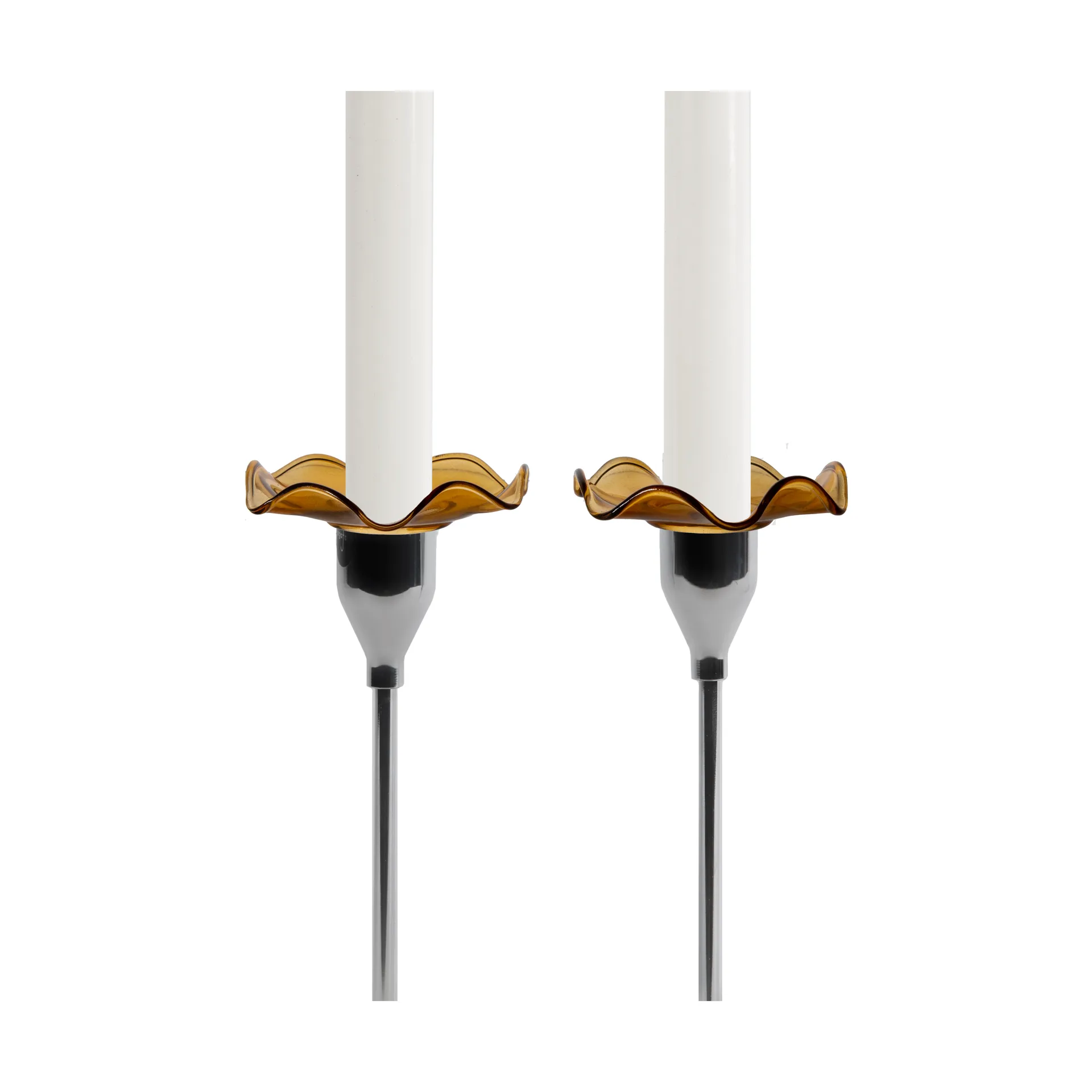 Osłonka na świeczkę Viva 2-pk, Amber Sagaform