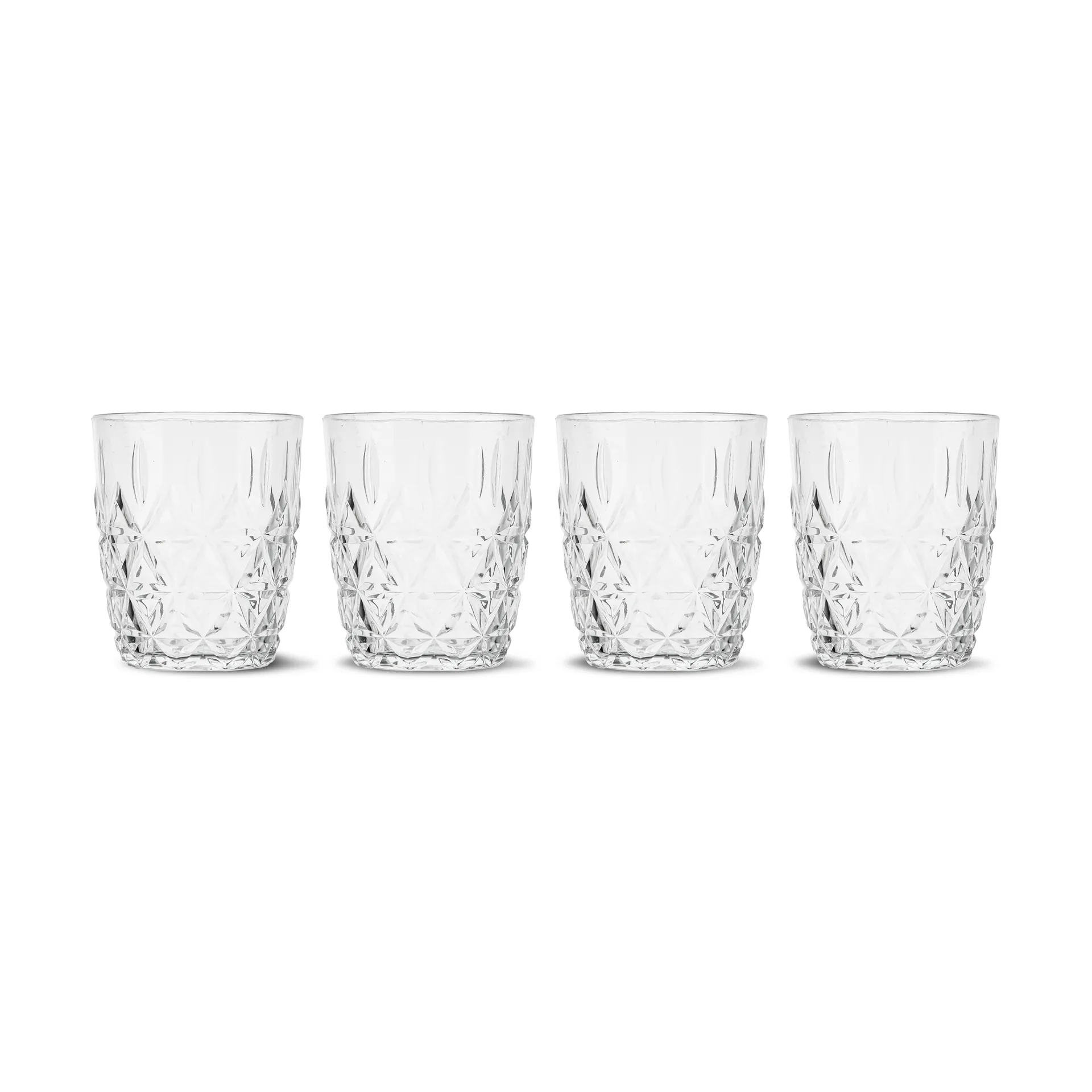 Picknick Juni szklanki do wody 280 ml, 4‑pak, Przezroczyste Sagaform