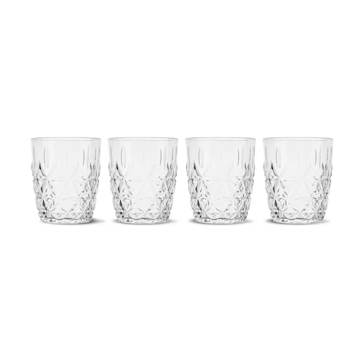 Picknick Juni szklanki do wody 280 ml, 4‑pak - Przezroczyste - Sagaform