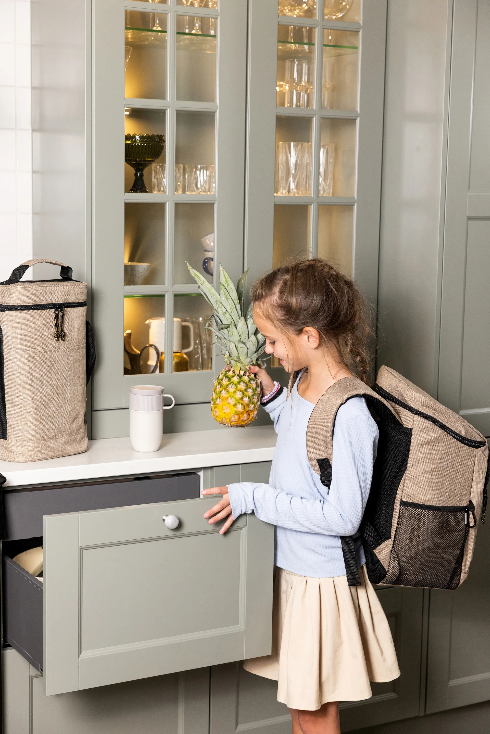 Plecak chłodzący City 21 L, Beżowy Sagaform