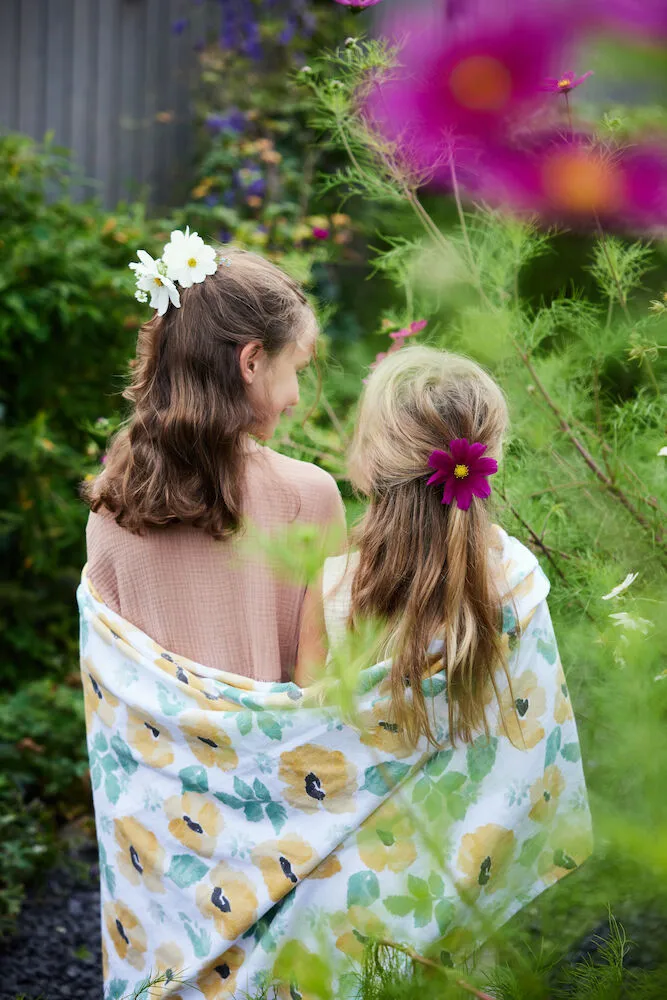 Ręcznik hamam Eden 90x170 cm, Mieszana żółć Sagaform