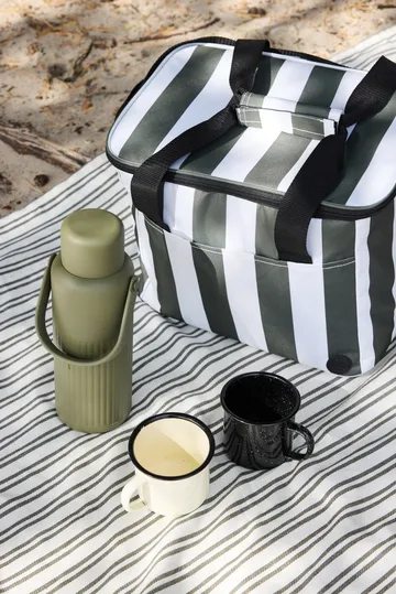 Ręcznik hamam Ella - Zielony, 90×170 cm - Sagaform