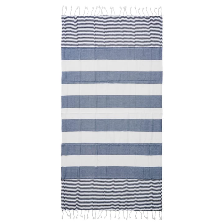 Ręcznik kąpielowy Hamam 145x250 cm - Niebieski - Sagaform