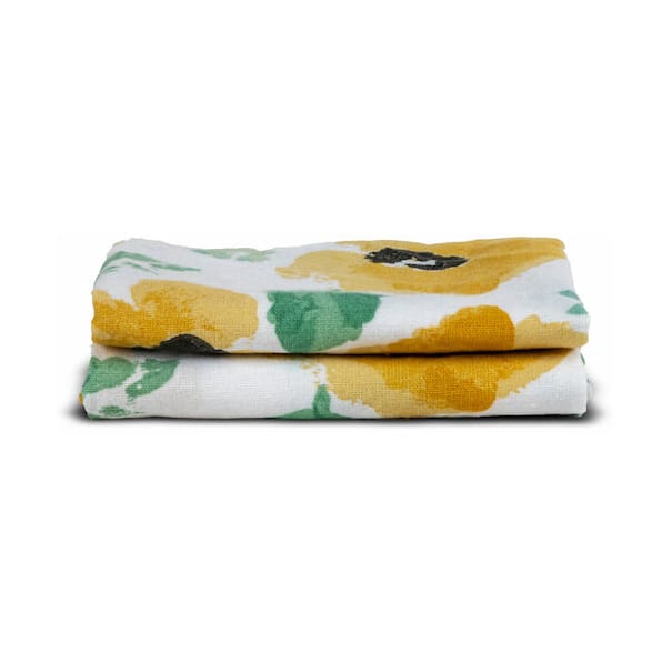 Ręcznik kuchenny Eden 50x70 cm 2-pak - Mieszana żółć - Sagaform