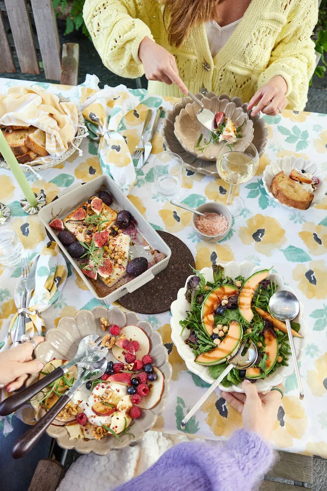 Ręcznik kuchenny Eden 50x70 cm 2-pak, Mieszana żółć Sagaform