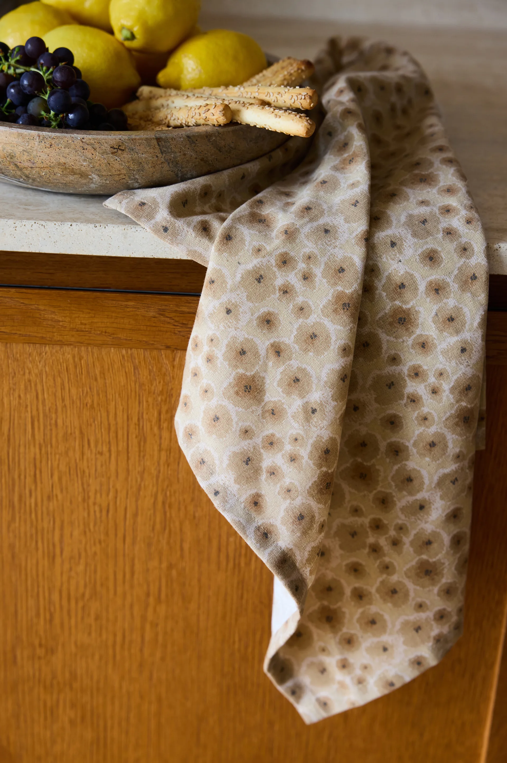 Ręcznik kuchenny Edith 50x70 cm, zestaw 2 szt., Beżowy mix Sagaform