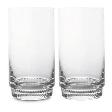 Saga tumbler wysoki 340 ml, 2‑pak - Przezroczysty - Sagaform
