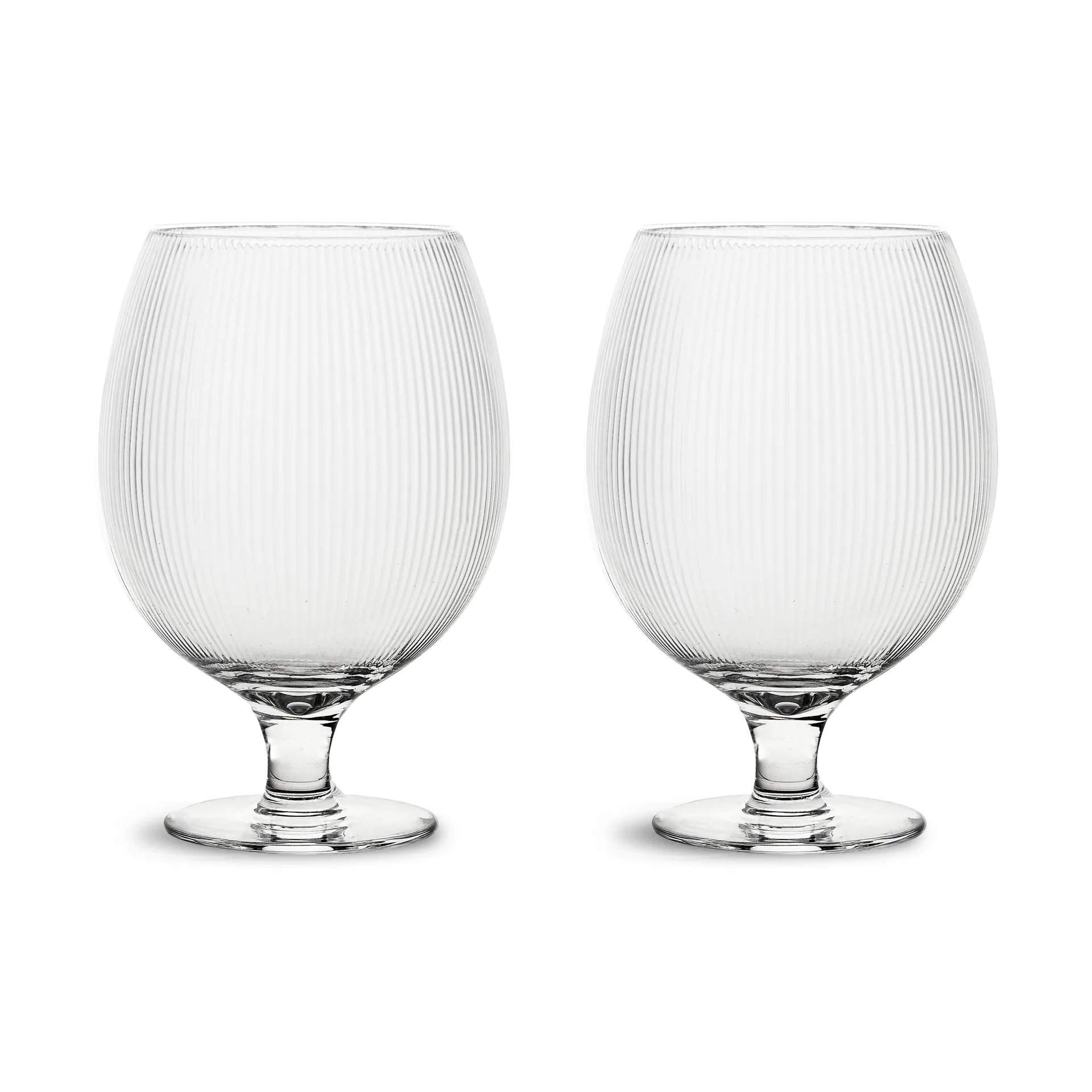 Sagaform Blanka szklanki do piwa 500 ml, 2‑pak, Jasny Sagaform