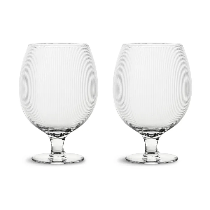 Sagaform Blanka szklanki do piwa 500 ml, 2‑pak - Jasny - Sagaform