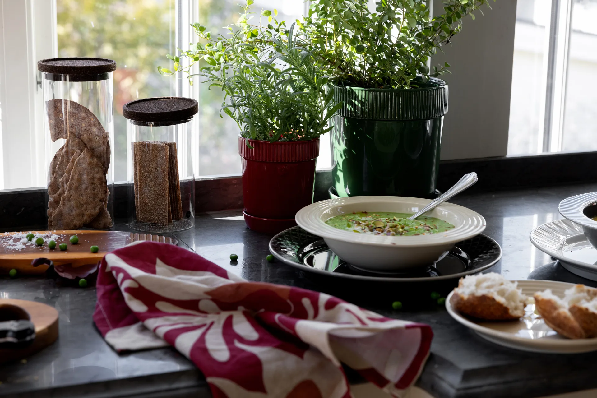 Ściereczka kuchenna Edith 50x70 cm 2szt., Bordowy Sagaform