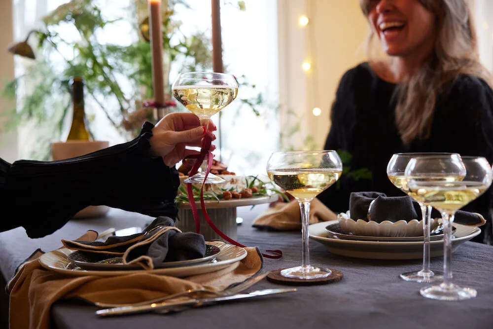 Serwetka Edith 45x45 cm 2-pk, Szara Sagaform