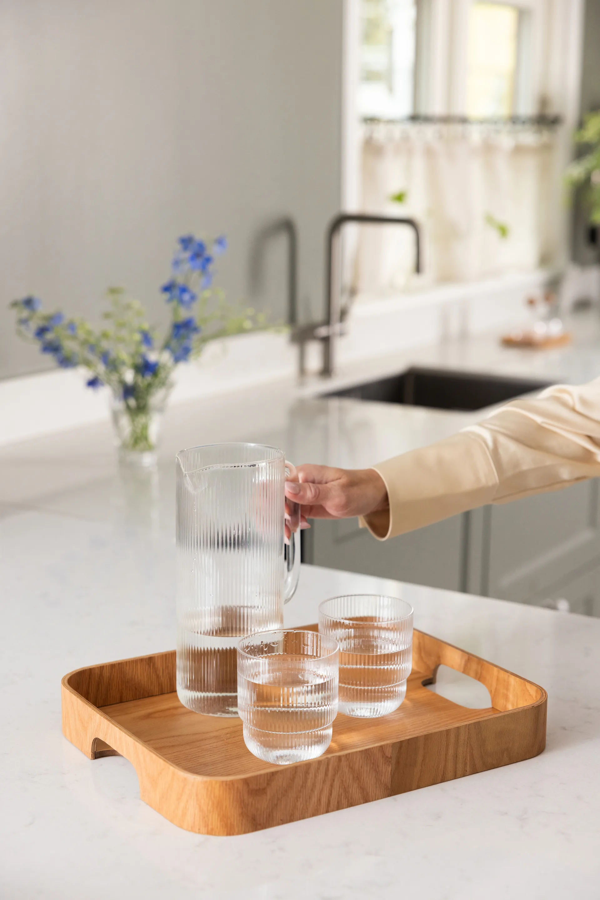 Szklanki do wody Sagaform Blanka 4 szt, Przezroczyste Sagaform