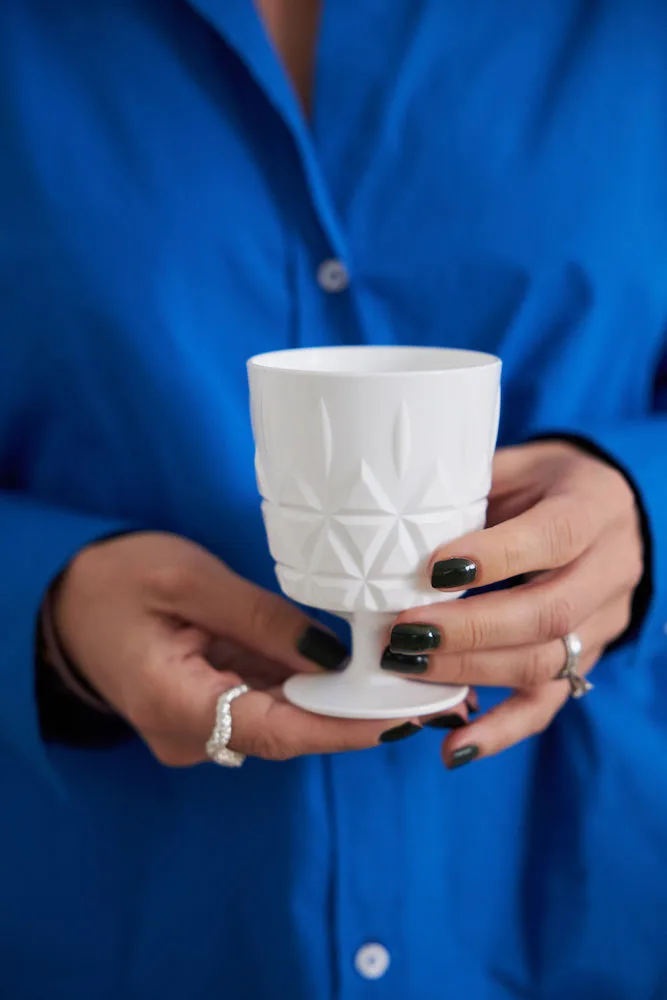 Szklanki plastikowe Picknick Juni 4 szt., Biały Sagaform