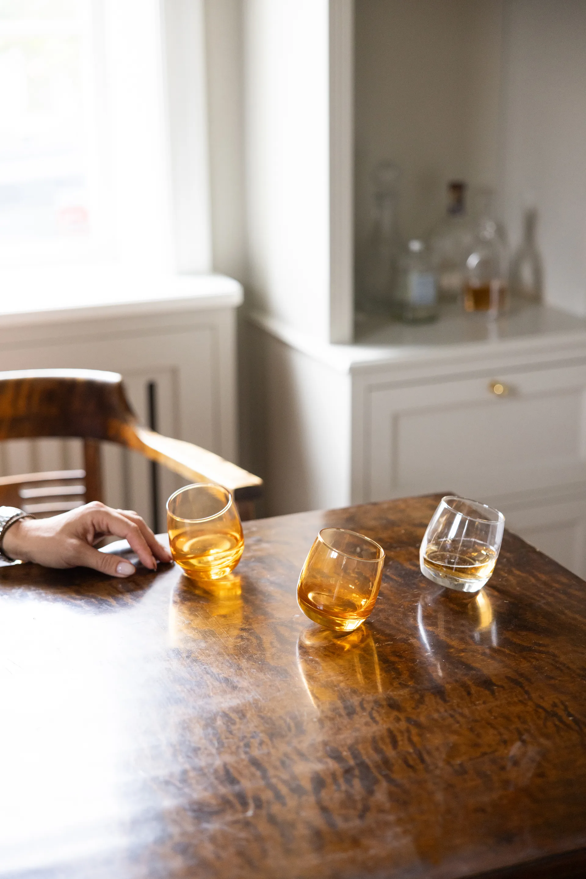 Szklanki Sagaform z zaokrąglonym dnem 30 cl, 6 szt, Bursztyn Sagaform