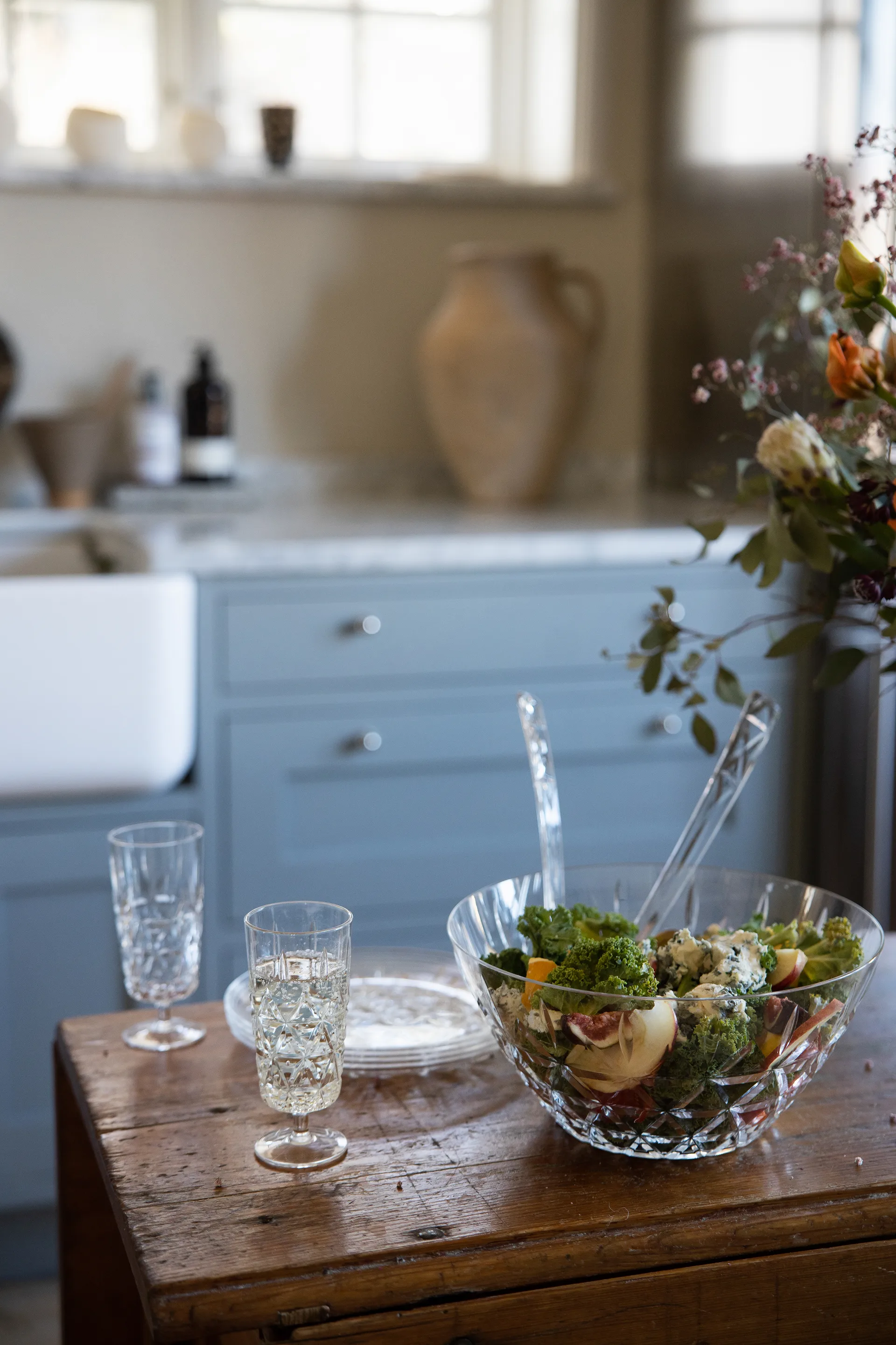 Sztućce do sałatek Picknick 2 szt., Przezroczysty Sagaform