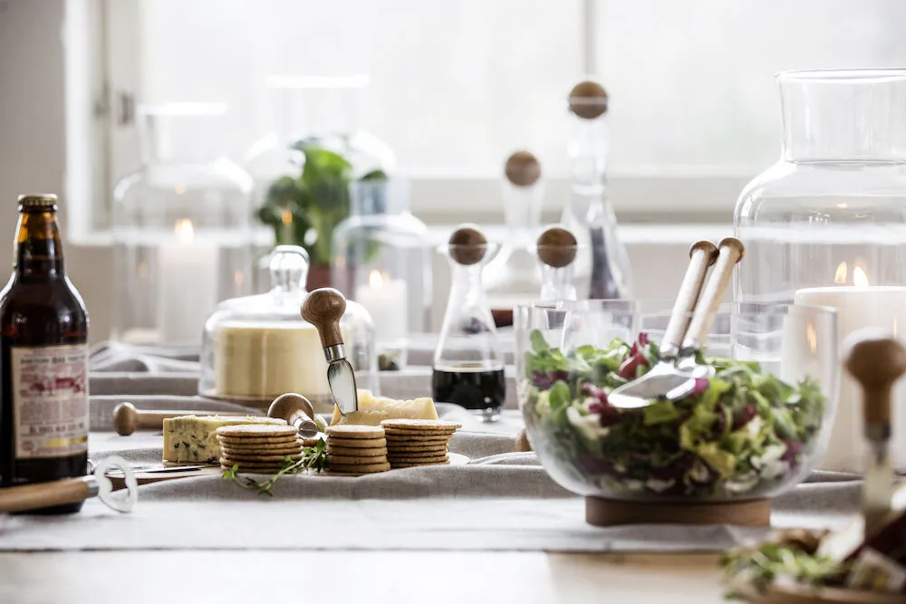 Sztućce sałatkowe Nature 2-pak, Dąb Sagaform