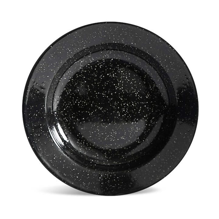Talerz emaliowany Doris Ø20 cm - Czarny - Sagaform