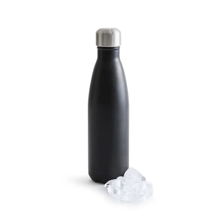 To Go stalowa butelka 500 ml - czarny - Sagaform