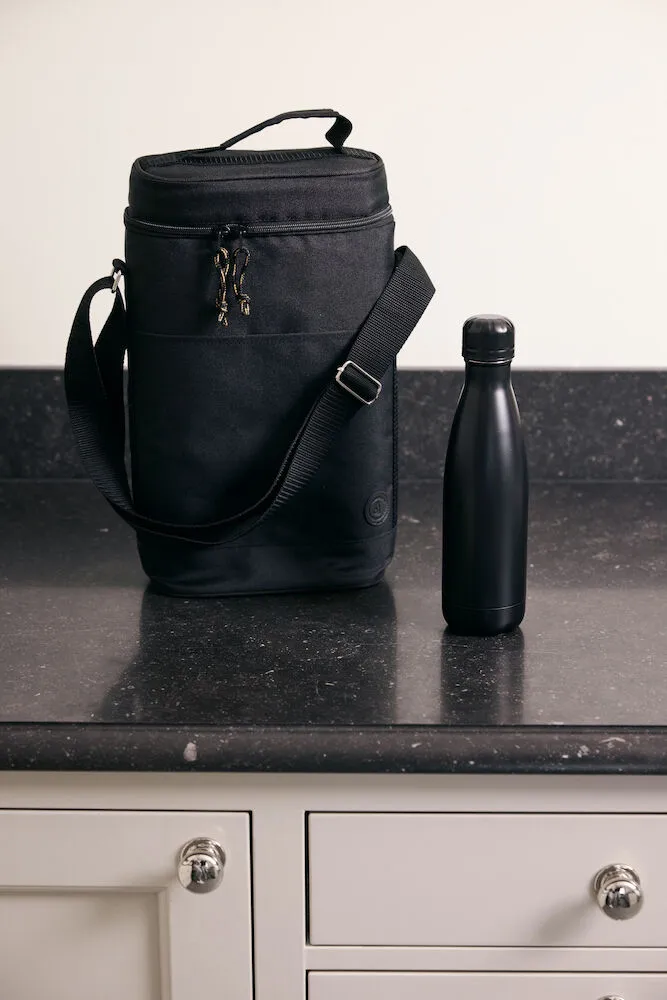 Torba chłodząca City, wysoka 9 L, Czarna Sagaform