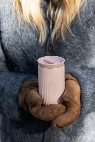 Tova kubek samochodowy termos 320 ml - Różowy Pantone - Sagaform