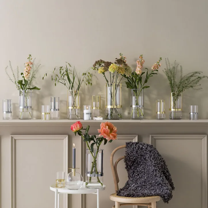 Wazon Hold mały, Złoto Sagaform