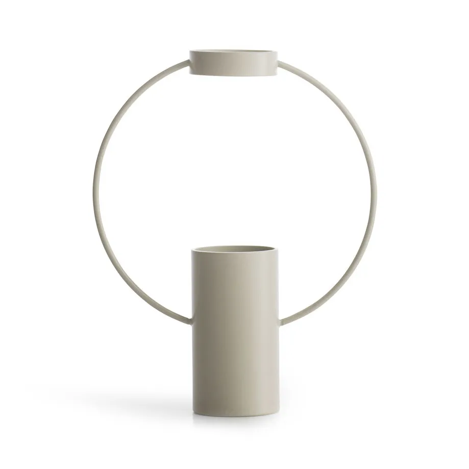 Wazon Moon 21 cm, Piaskowy Sagaform