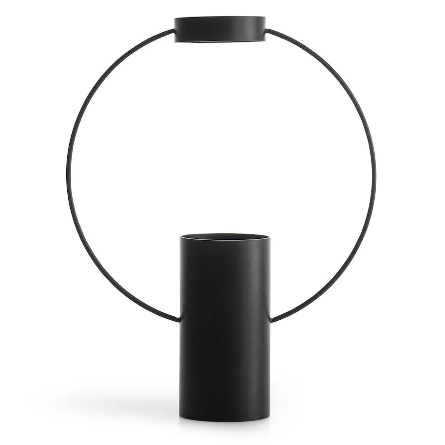 Wazon Moon 30 cm, Czarny Sagaform