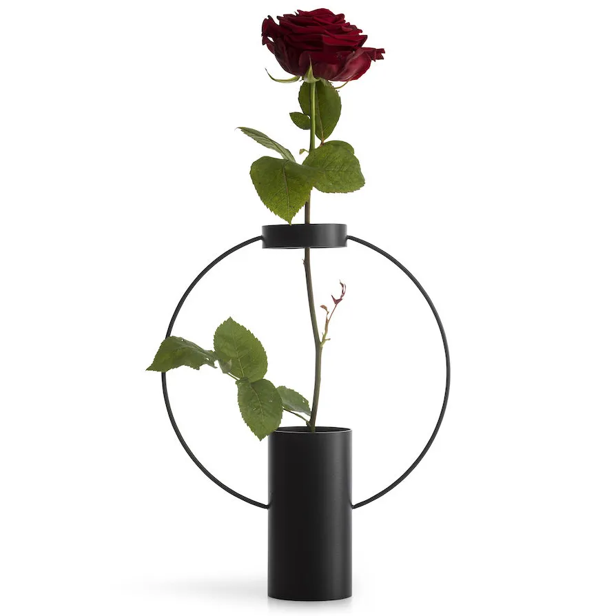 Wazon Moon 30 cm, Czarny Sagaform