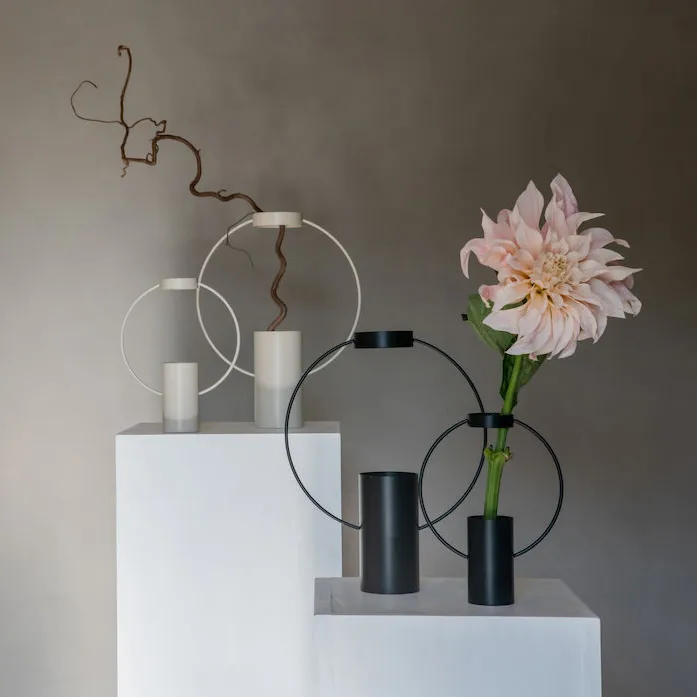 Wazon Moon 30 cm, Piaskowy Sagaform