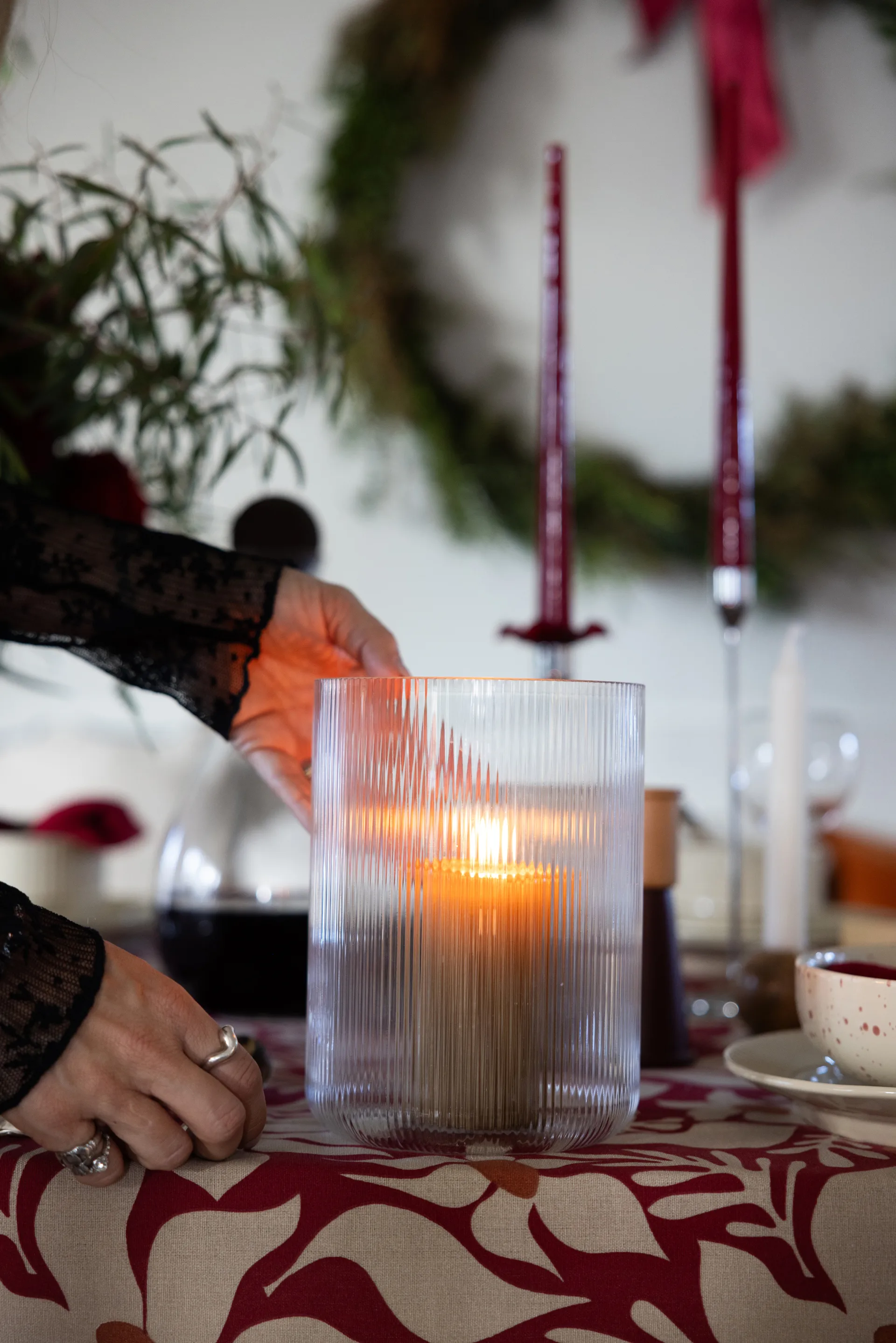 Wazon/chłodziarka do wina Sagaform Blanka Ø15x20 cm, Jasny Sagaform