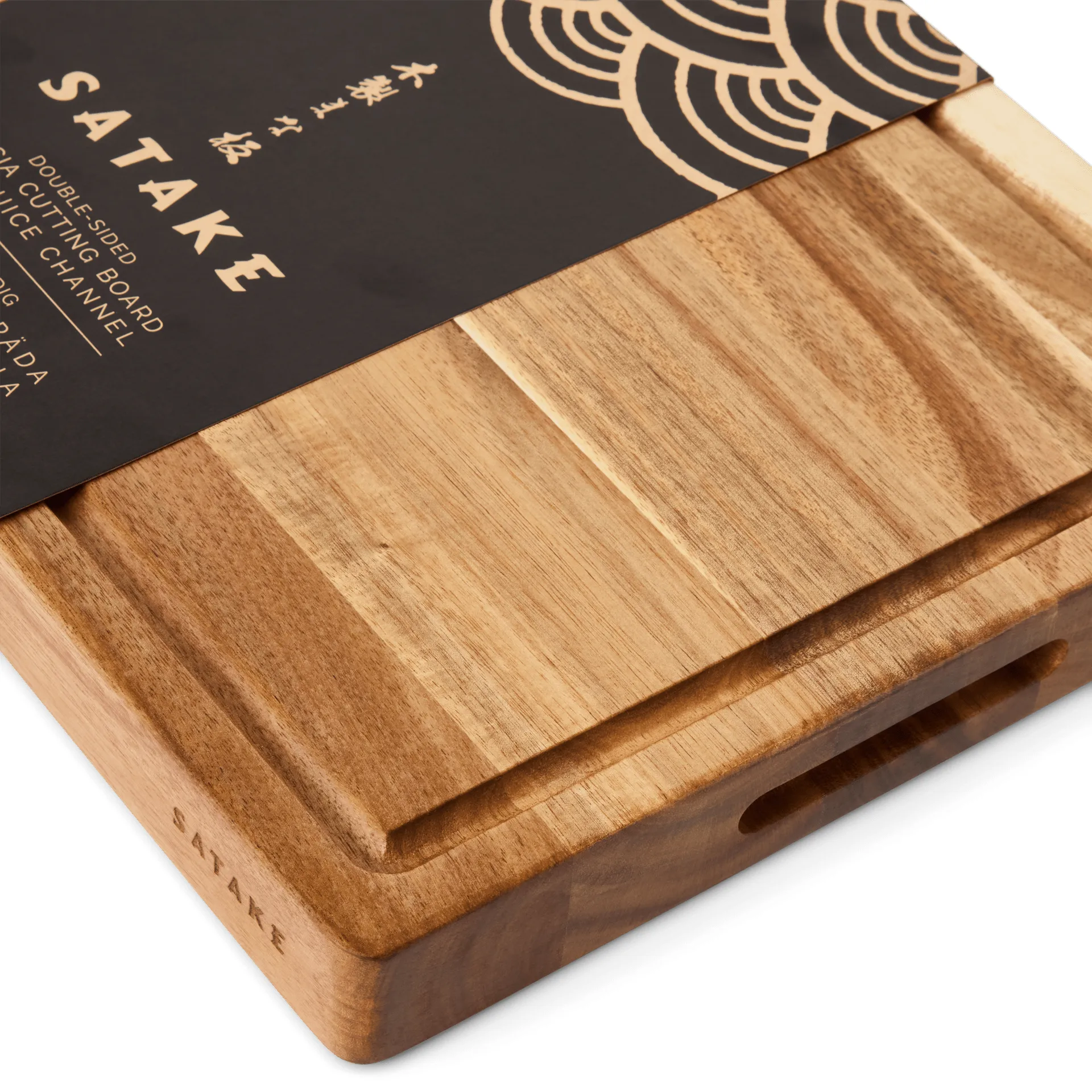 Deska do krojenia Satake, Akacja, olejowana, 43,2x27,9x3,8 cm Satake