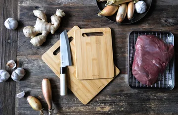 Deska do krojenia Satake - Bambus, 2 części - Satake