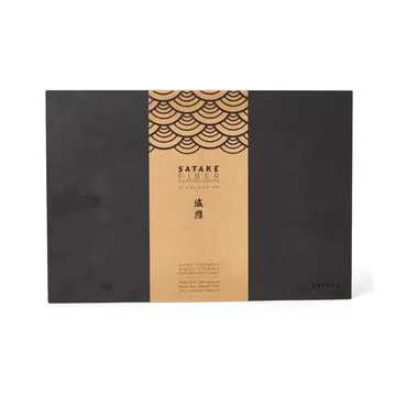 Deska do krojenia z drewna i papieru - 37x25,5x0,6 cm - Satake