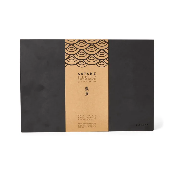 Deska do krojenia z drewna i papieru - 37x25,5x0,6 cm - Satake
