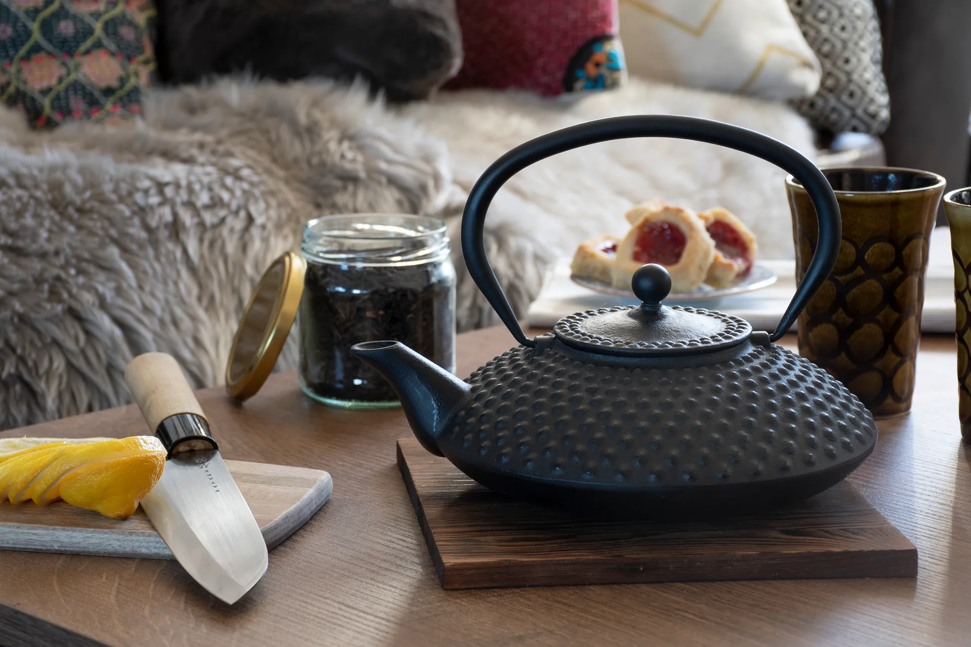 Dzbanek Satake owalny 1,2 l, Czarny Satake