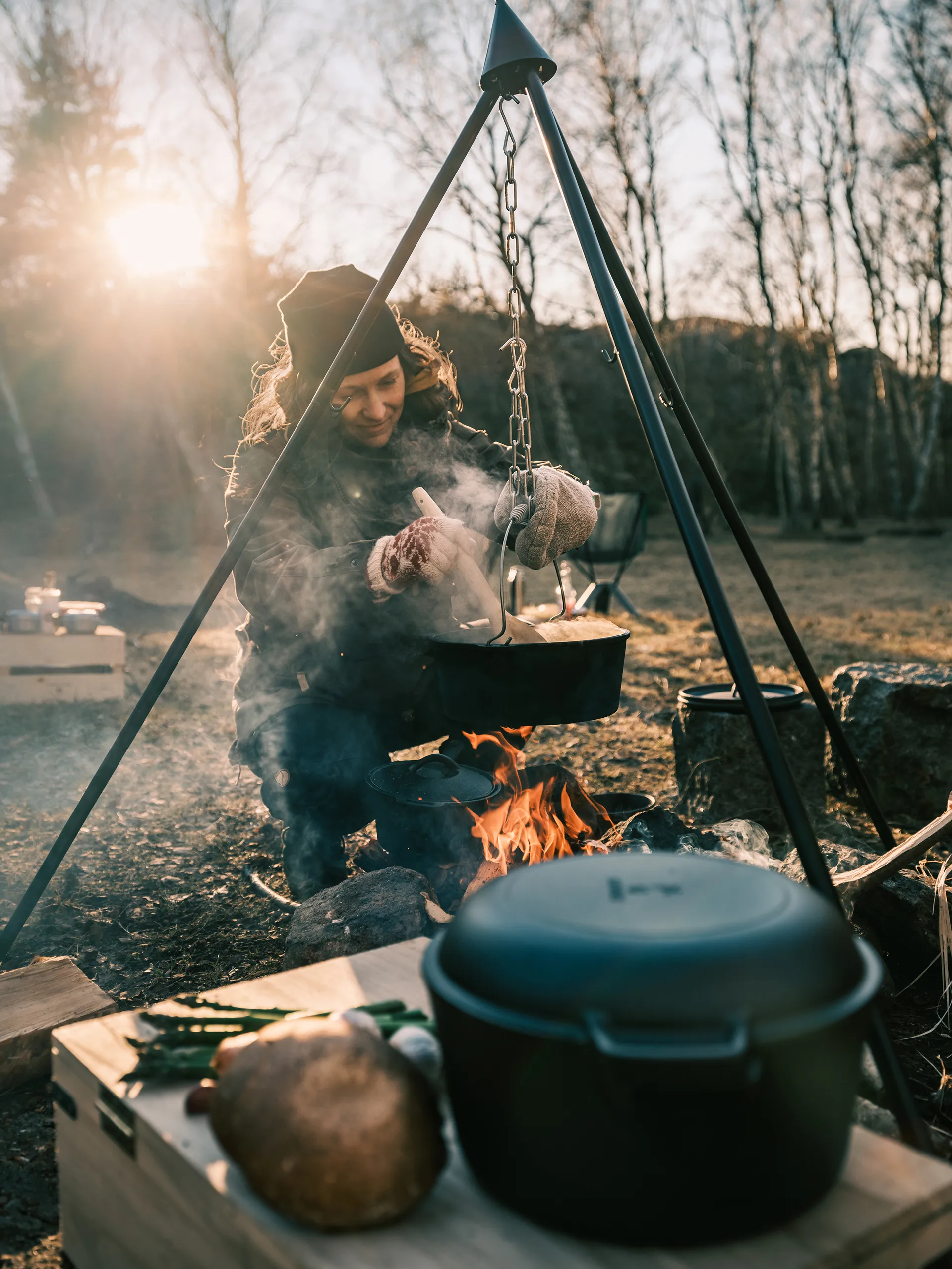 Garnek żeliwny z pokrywką, Ø26 cm Satake