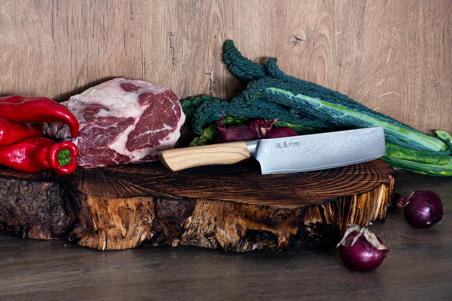 Nóż do warzyw Satake Kaizen Nakiri, 16 cm Satake