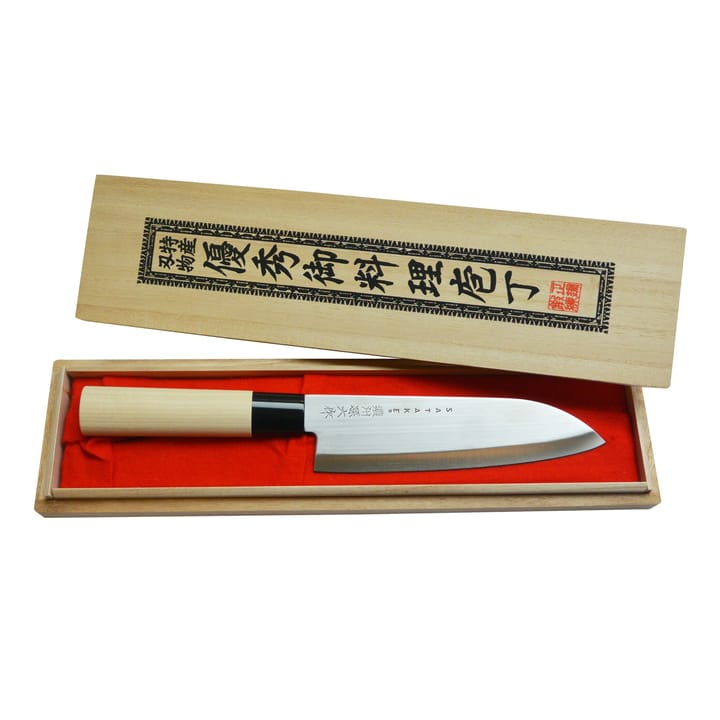 Nóż szefa kuchni Satake Houcho w pudełku z balsy - 17 cm - Satake