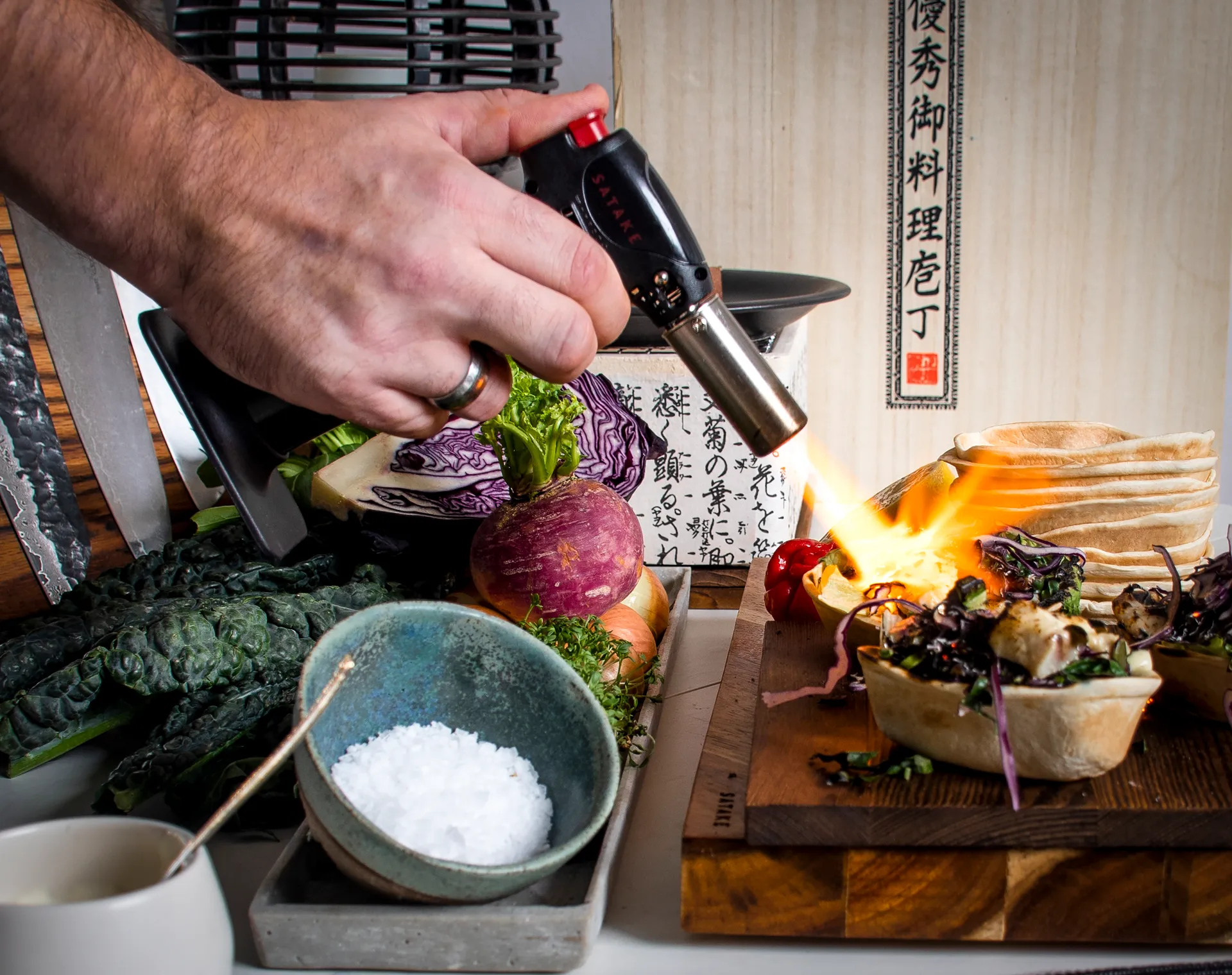 Palnik gazowy Satake Flame King, Czarny Satake