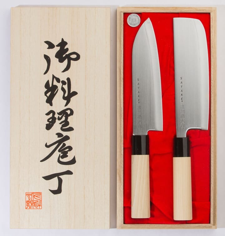 Satake Houcho zestaw noży santoku & nakiri - 2 części - Satake