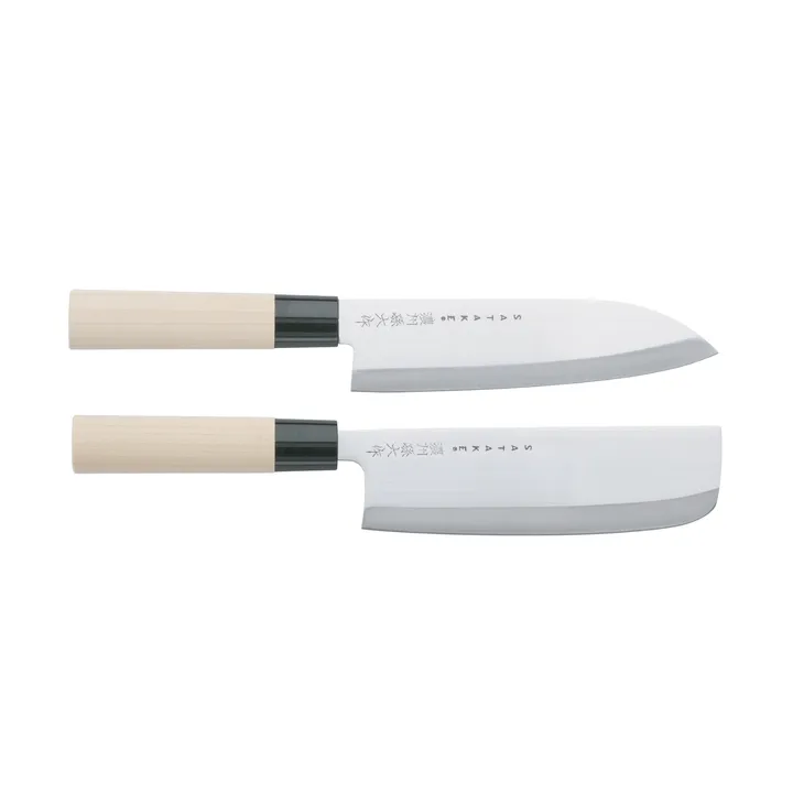 Satake Houcho zestaw noży santoku & nakiri - 2 elementy - Satake