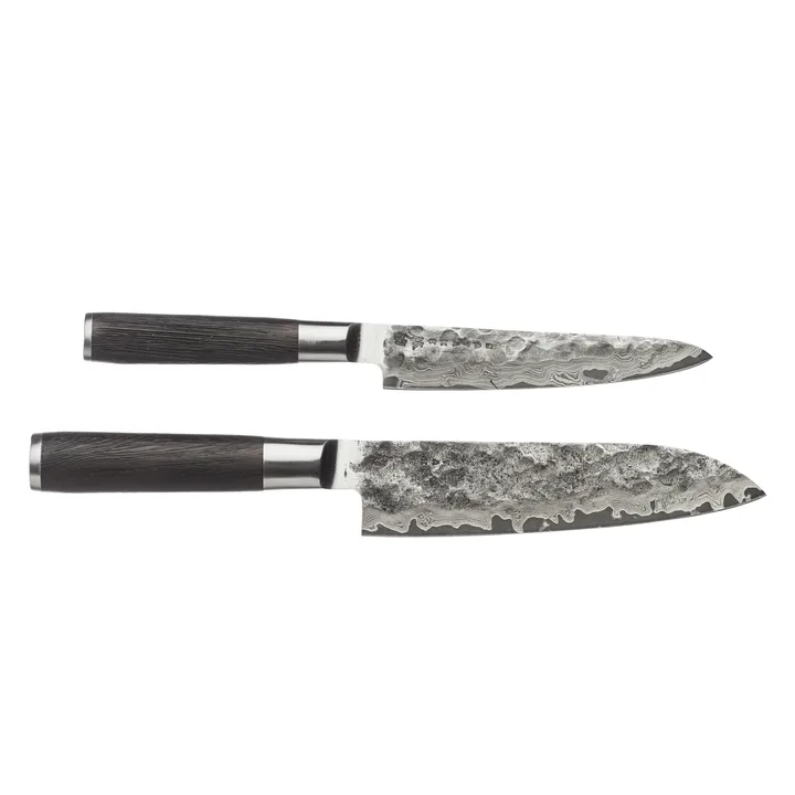 Satake Kuro zestaw noży santoku i petty - 2 elementy - Satake