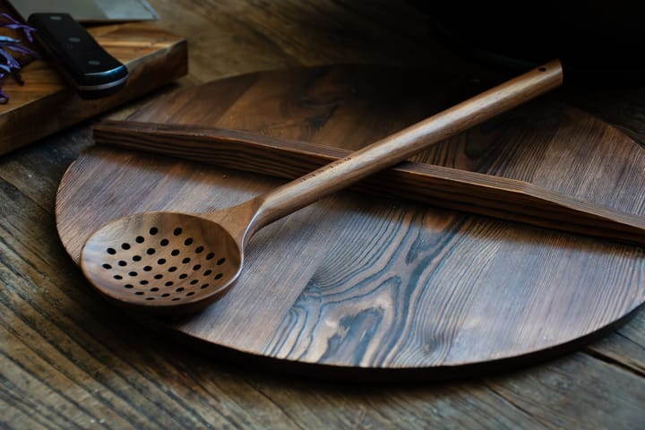 Łyżka cedzakowa Satake 33,5 cm, Orzech włoski Satake