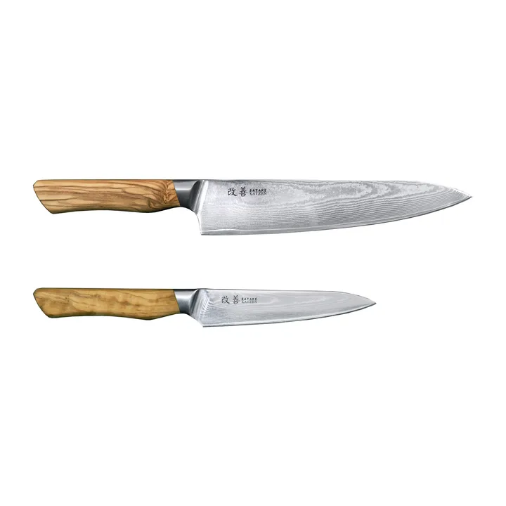 Zestaw noży Kaizen Gyoto 18 cm i Petty 12 cm - 2 elementy - Satake
