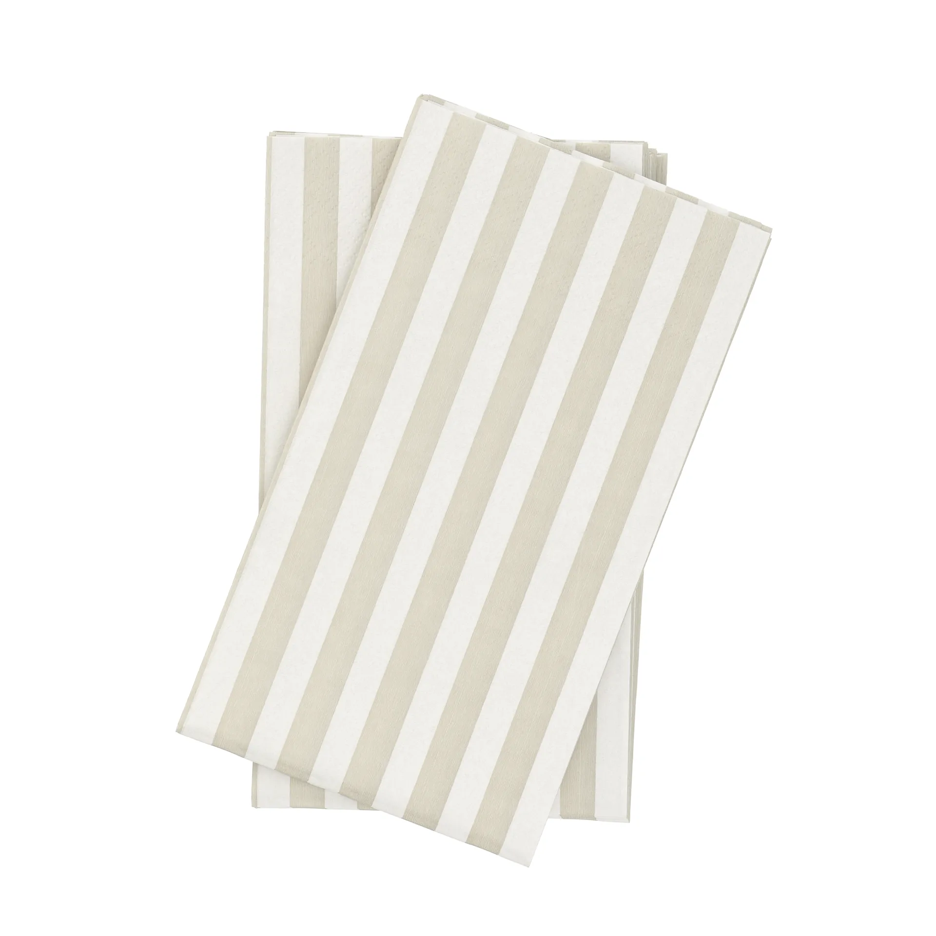 Bold Stripe serwetka papierowa, Biały-beżowy, 15‑pak, 33x40 cm Scandi Essentials