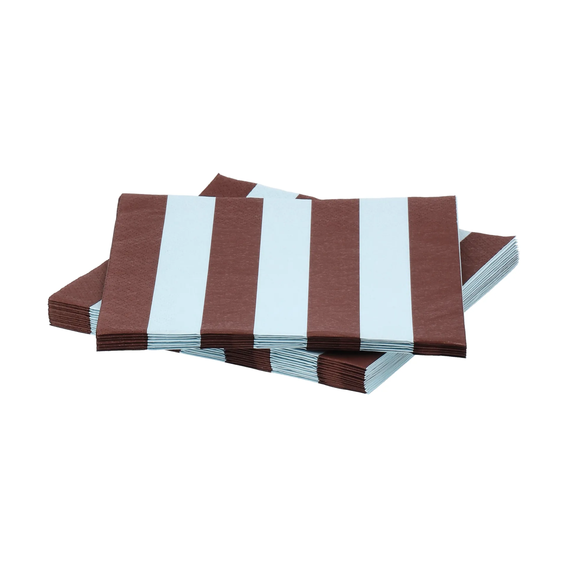 Bold Stripe serwetka papierowa, Bordowo-niebieski, 20‑pak, 33x33 cm Scandi Essentials