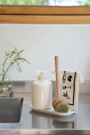 Daily ściereczka do naczyń z wzorem - Biały, 3‑pak - Scandi Essentials