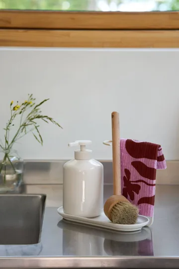 Daily ściereczka do naczyń z wzorem - Różowy, 3‑pak - Scandi Essentials