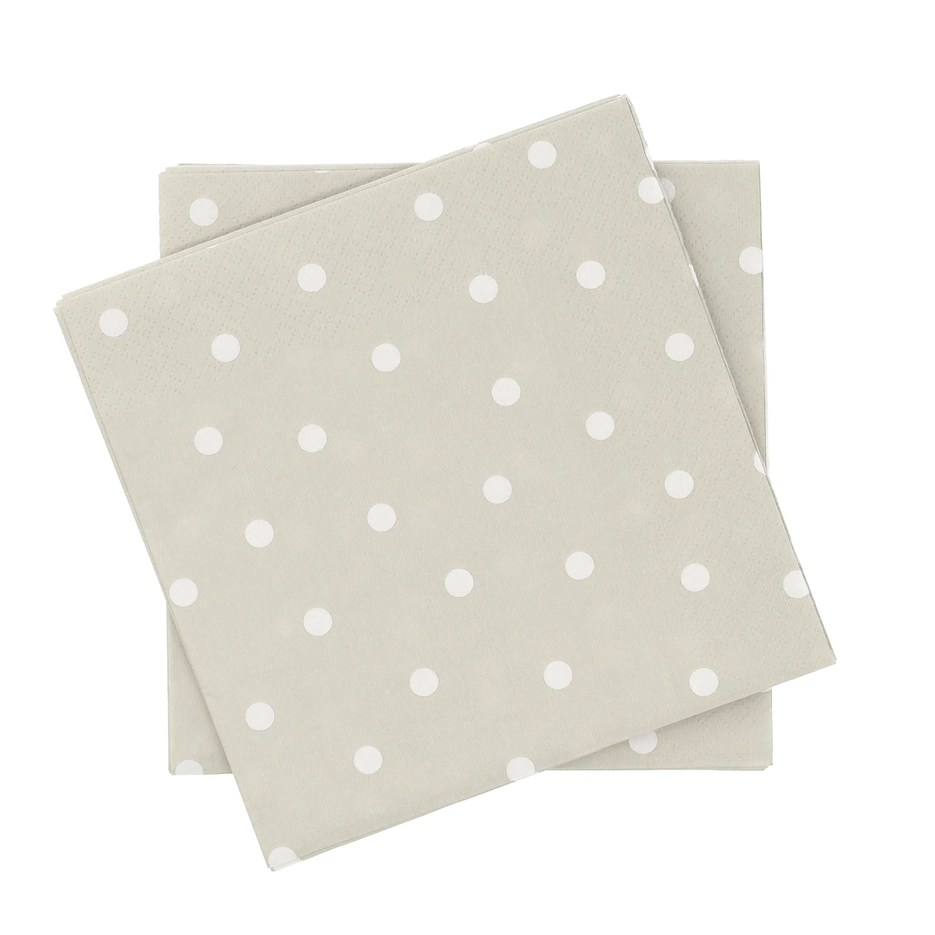 Fine dots serwetki papierowe, Biało-beżowe, 20‑pak, 33x33 cm Scandi Essentials