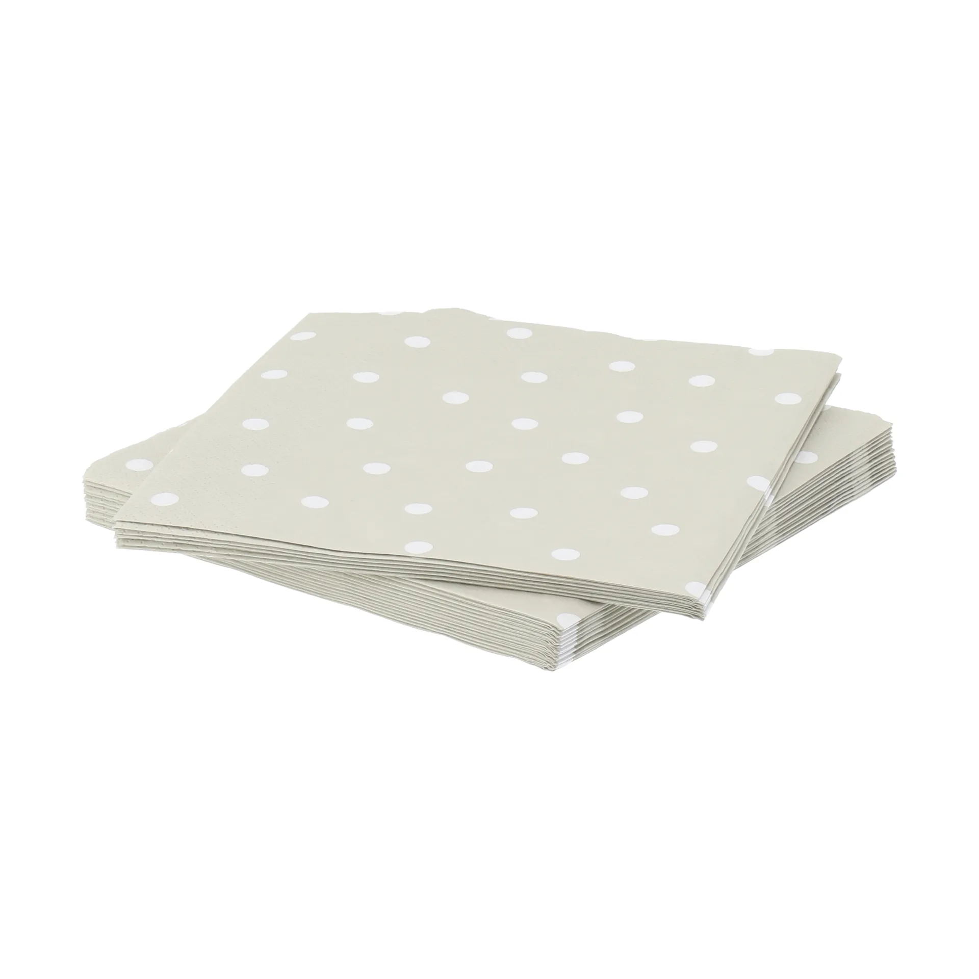 Fine dots serwetki papierowe, Biało-beżowe, 20‑pak, 33x33 cm Scandi Essentials